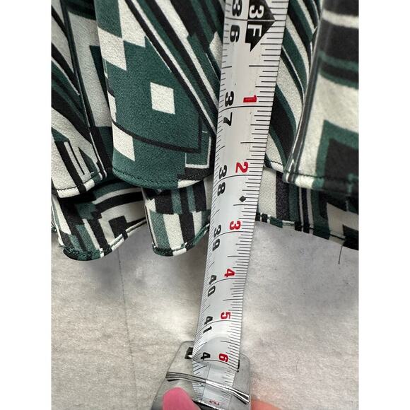 NWT Catherine Malandrino Silk Blend Geometric Print Dress Size 4 - Picture 7 of 12